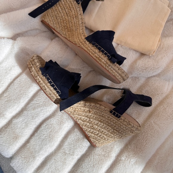 New without box Loeffler Randall blue Espadrilles - Picture 3 of 5